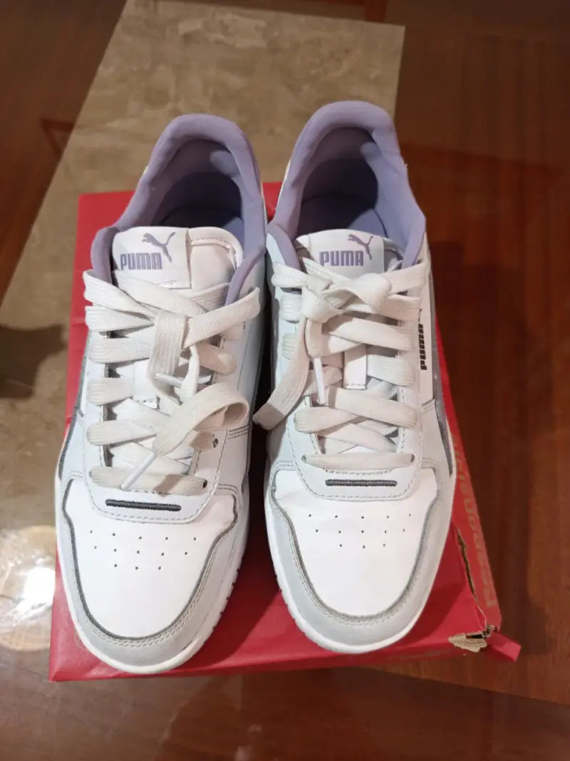 Zapatillas Puma Carina Street Mujer Blancas - 5