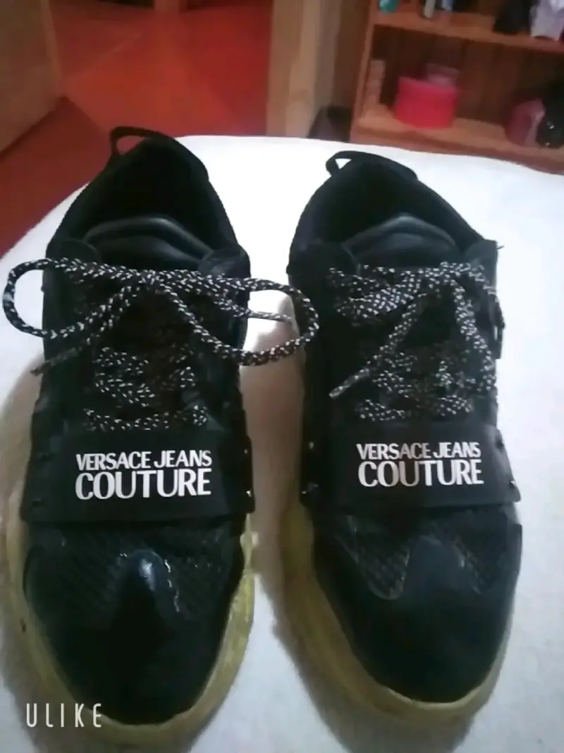 Zapatillas negras Versace Jeans Couture para hombre