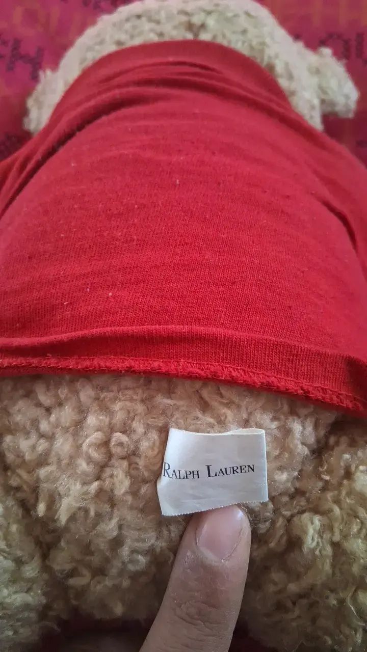 Osito de peluche con polera roja Ralph Lauren - 2