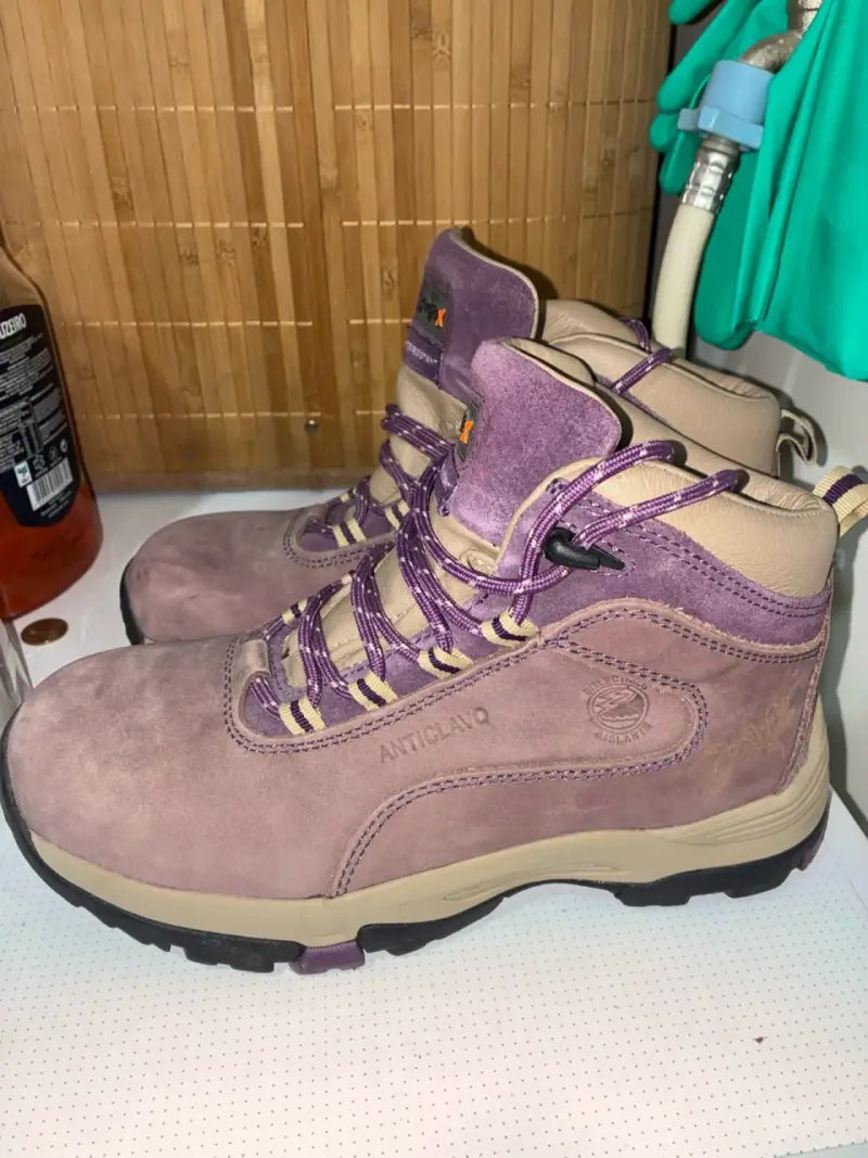 Botas de seguridad anticlavo Protex moradas - 2