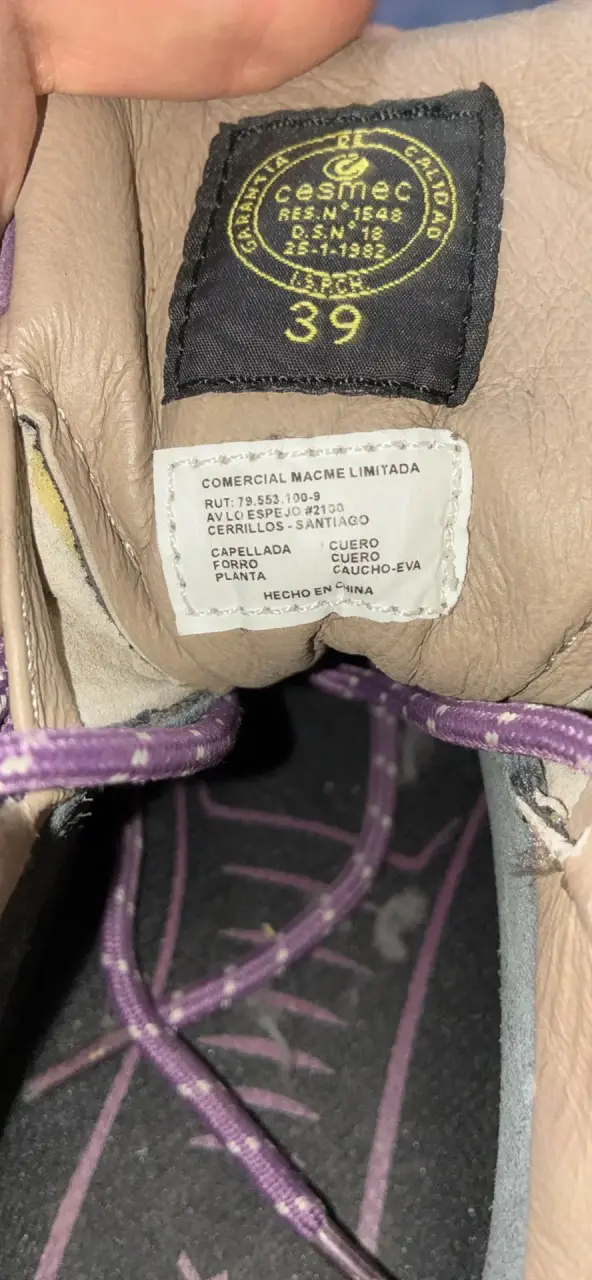 Botas de seguridad anticlavo Protex moradas - 4