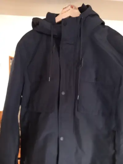 Chaqueta negra con capucha Marc New York - miniatura 3