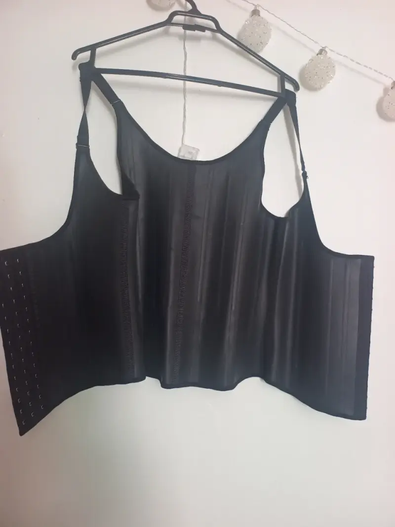 Corset colombiano moldeador negro ajustable - 1