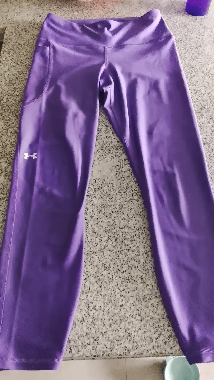 Leggings deportivos morados Under Armour - 3
