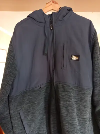 Chaqueta con capucha Hurley azul y gris - miniatura 1