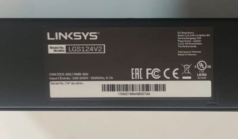 Switch Ethernet 24 Puertos Linksys LGS124 V2 - 3