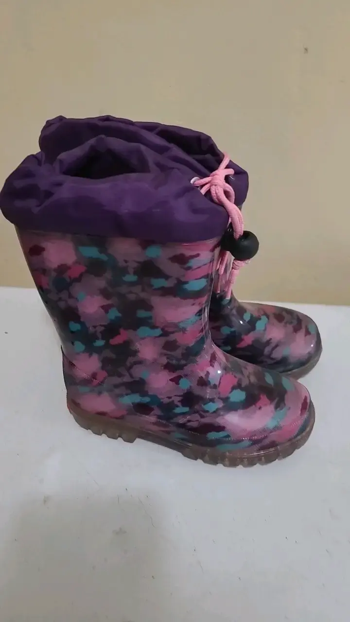 Botas de lluvia infantiles coloridas talla 28 - 2