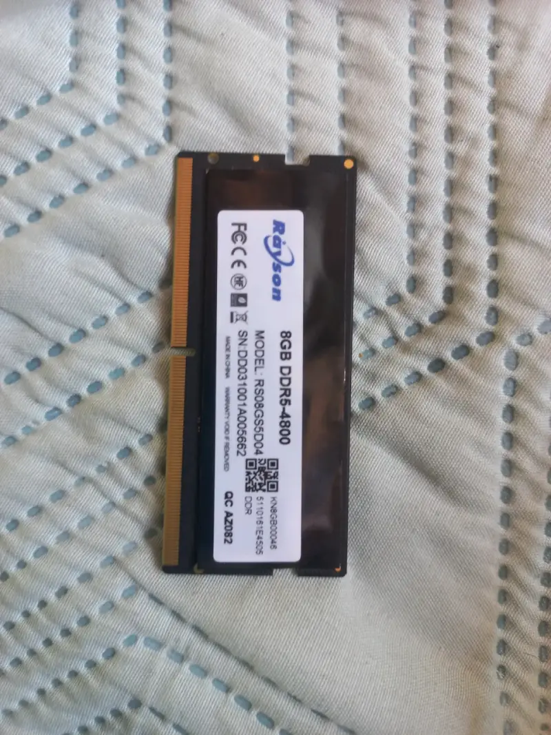 Memoria RAM 8GB DDR5-4800 Rayson - 1