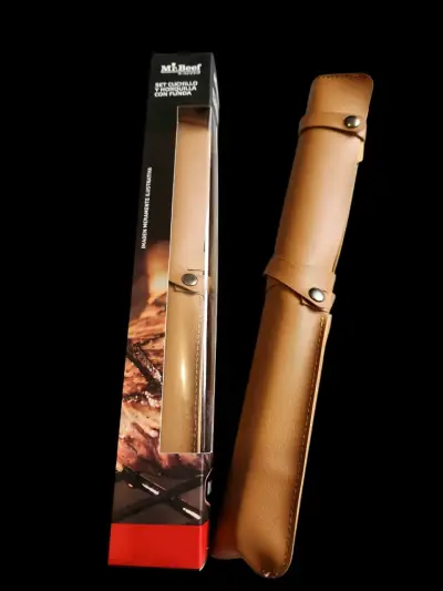 Set de cuchillo y tenedor con funda Mr. Beef - miniatura 1