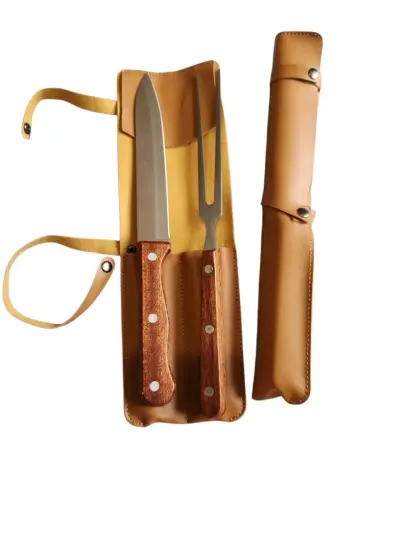 Set de cuchillo y tenedor con funda Mr. Beef - miniatura 2