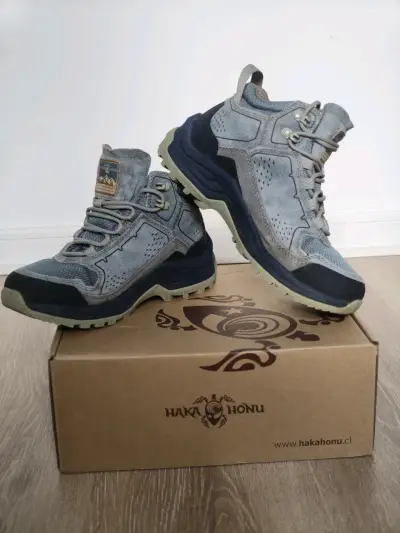 Botas de montaña Haka Honu mujer color turquesa - miniatura 1
