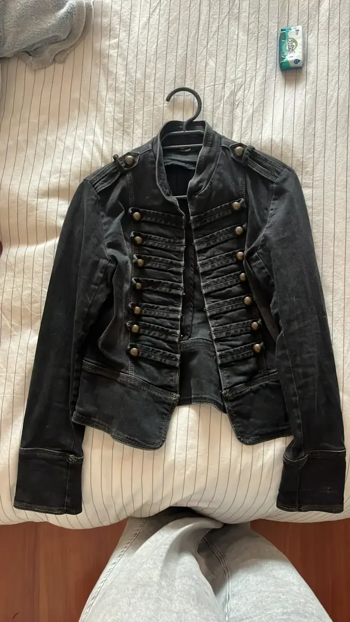Chaqueta estilo militar negra Navyboot - 1