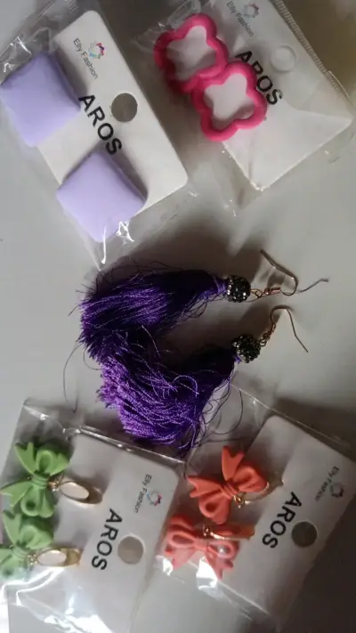 Aros coloridos - miniatura 1