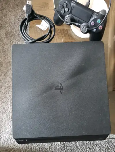 Consola PlayStation 4 Slim con control y cables - miniatura 4