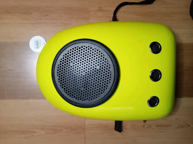 Mochila transportadora para mascotas amarilla - 2