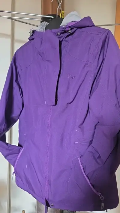 Chaqueta Morada de Mujer Lippi con Capucha - miniatura 1