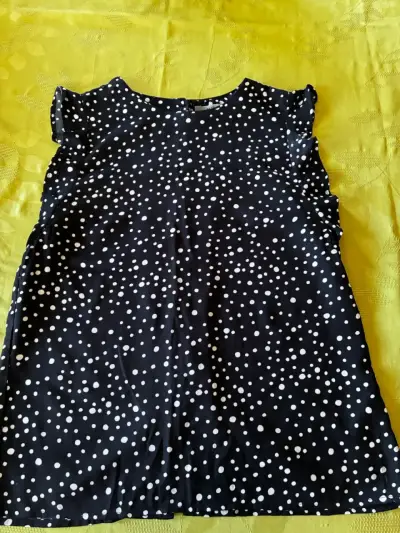 Blusa negra con lunares blancos Basement - miniatura 1