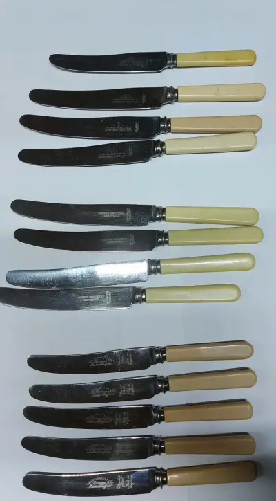 Set de cuchillos vintage de acero inoxidable - miniatura 1