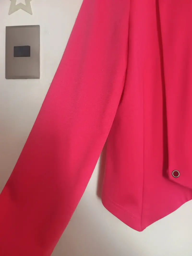 Blazer fucxia para mujer talla L - 5