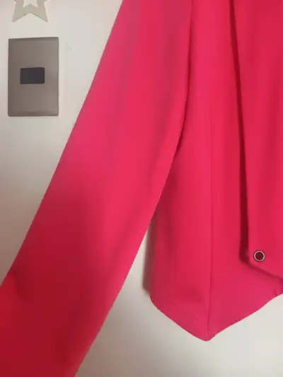Blazer fucxia para mujer talla L - miniatura 5