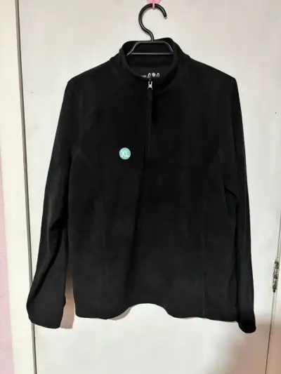 Polar negro de mujer talla XL con cierre - miniatura 1