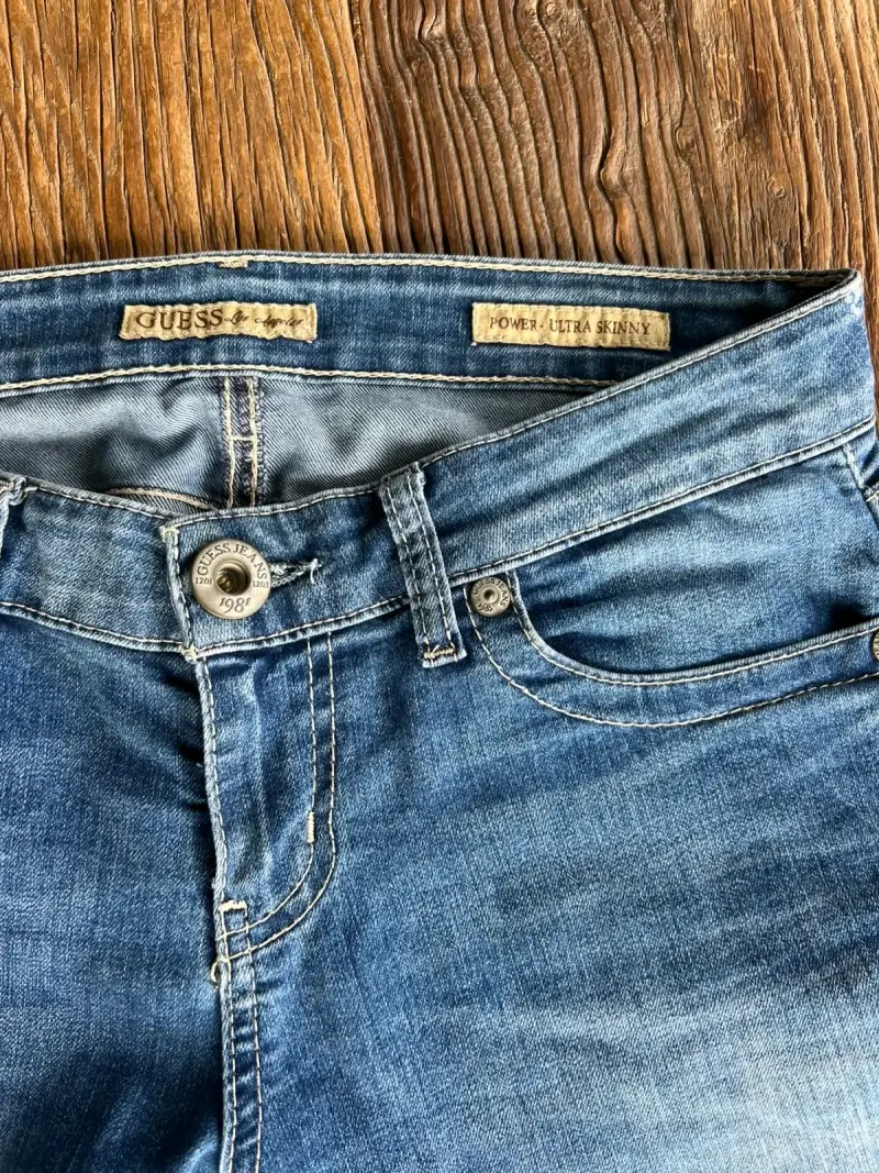 Jeans Guess Los Angeles azul skinny - 3