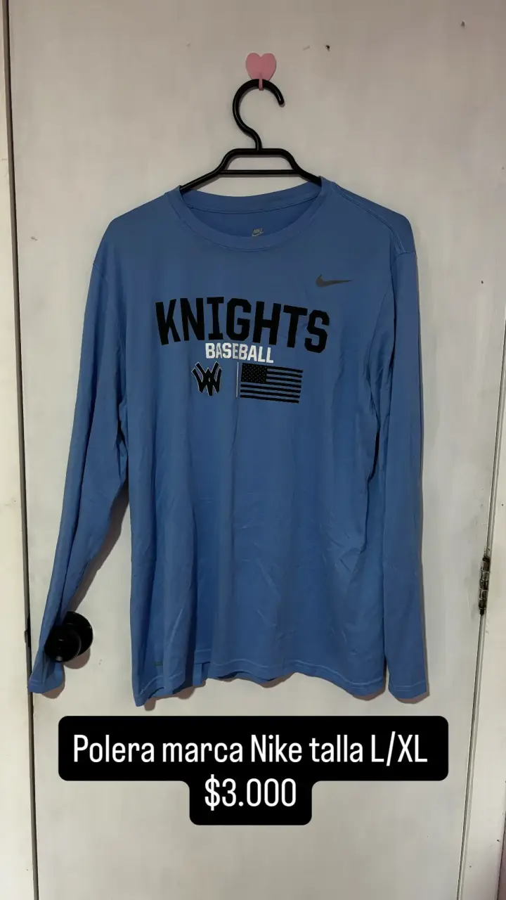 Polera Nike Knights Baseball Azul Talla XL - 1