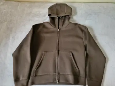 Polerón con capucha marrón H&M Loose Fit - miniatura 1