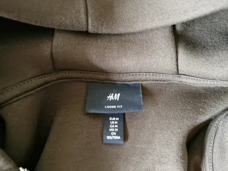 Polerón con capucha marrón H&M Loose Fit - 3