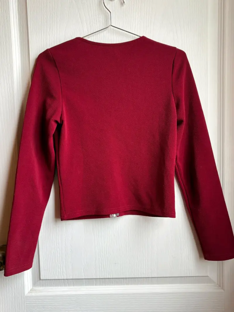 Chaqueta roja con cierre - 2