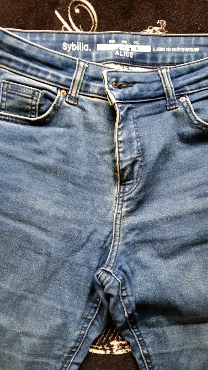 Jeans azul mujer Sybilla Alice talla 40 - 2