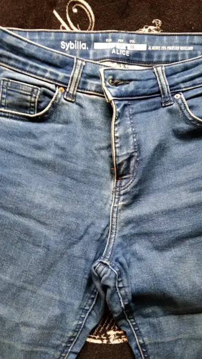 Jeans azul mujer Sybilla Alice talla 40 - miniatura 2