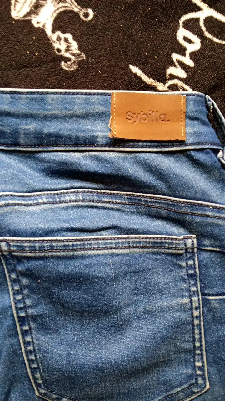 Jeans azul mujer Sybilla Alice talla 40 - 4