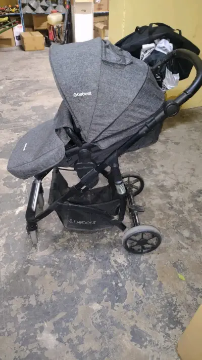 Coche de Paseo Bebesit Gris - miniatura 1