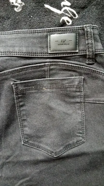Jeans negros skinny push up Jeny talla 40 - miniatura 3