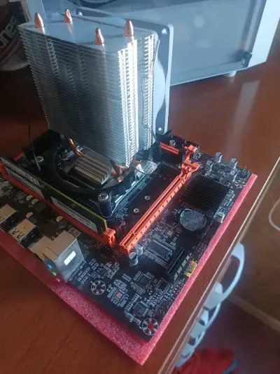 Combo de placa madre + cooler + procesador + ram - miniatura 2