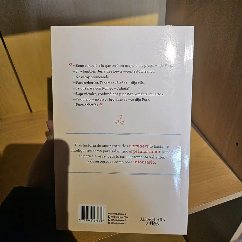Libro Eleanor & Park de Rainbow Rowell - 3