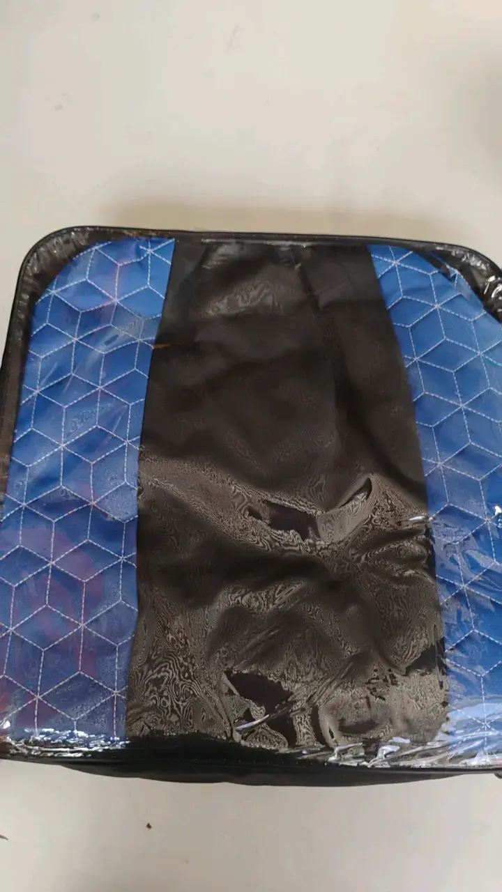 Cubierta de Asiento para Auto Azul y Negra - 2