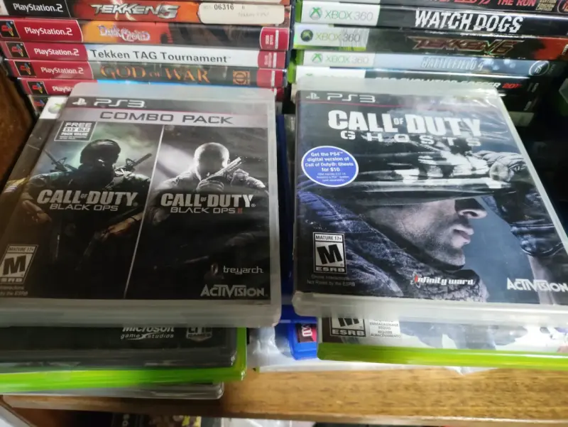 Combo de juegos PS3 Call of Duty Black Ops y Ghos