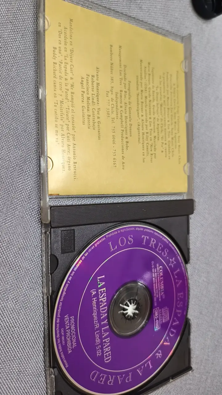CD Los Tres La Espada & La Pared Single - 2