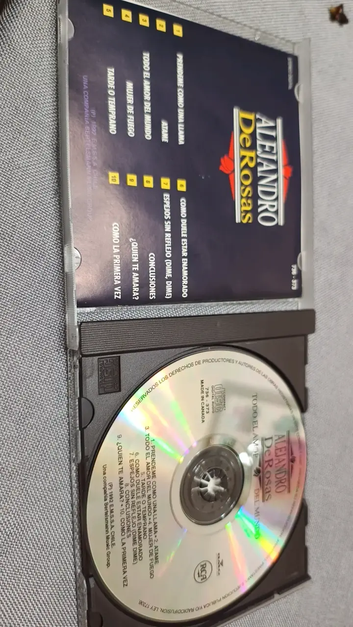 CD Alejandro De Rosas Todo el Amor del Mundo - 2