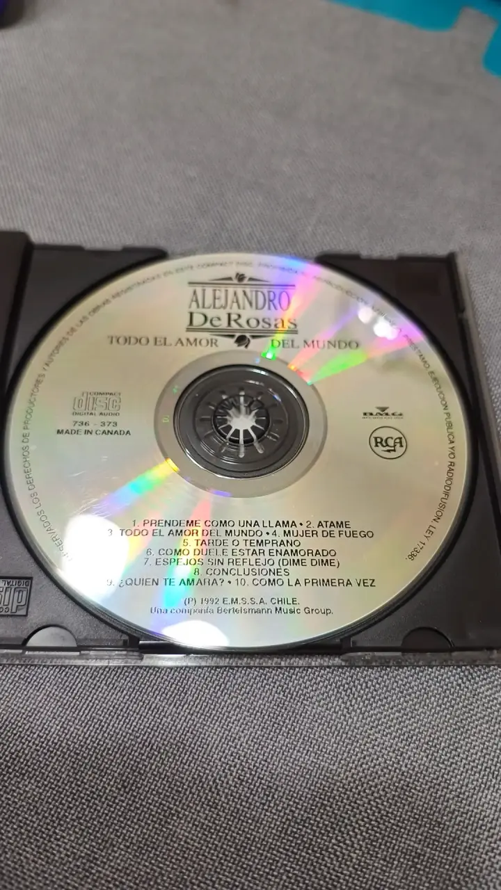 CD Alejandro De Rosas Todo el Amor del Mundo - 3