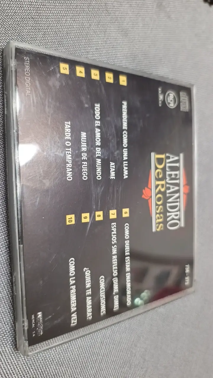 CD Alejandro De Rosas Todo el Amor del Mundo - 4