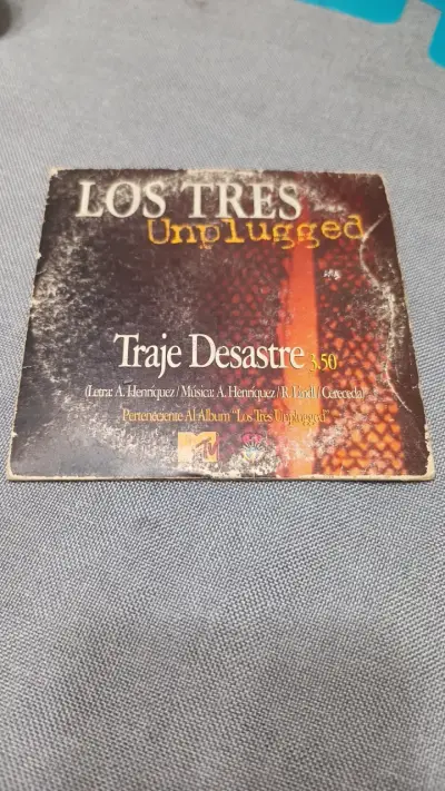 CD Los Tres Unplugged Traje Desastre - miniatura 1