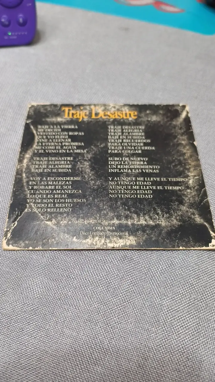 CD Los Tres Unplugged Traje Desastre - 2