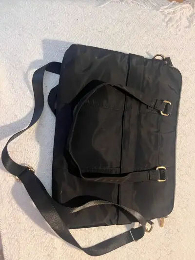 Bolso negro para laptop Samsonite con correa ajustable - miniatura 2