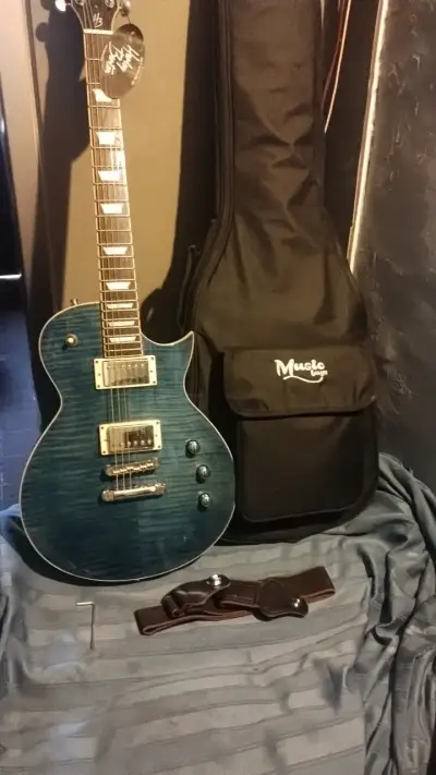 Guitarra eléctrica Harley benton les paul - miniatura 1