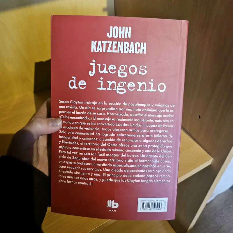 Libro 'Juegos de Ingenio' de John Katzenbach - 3