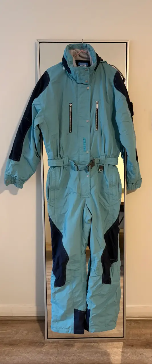 Traje de esquí azul Decathlon para invierno TallaM - 1