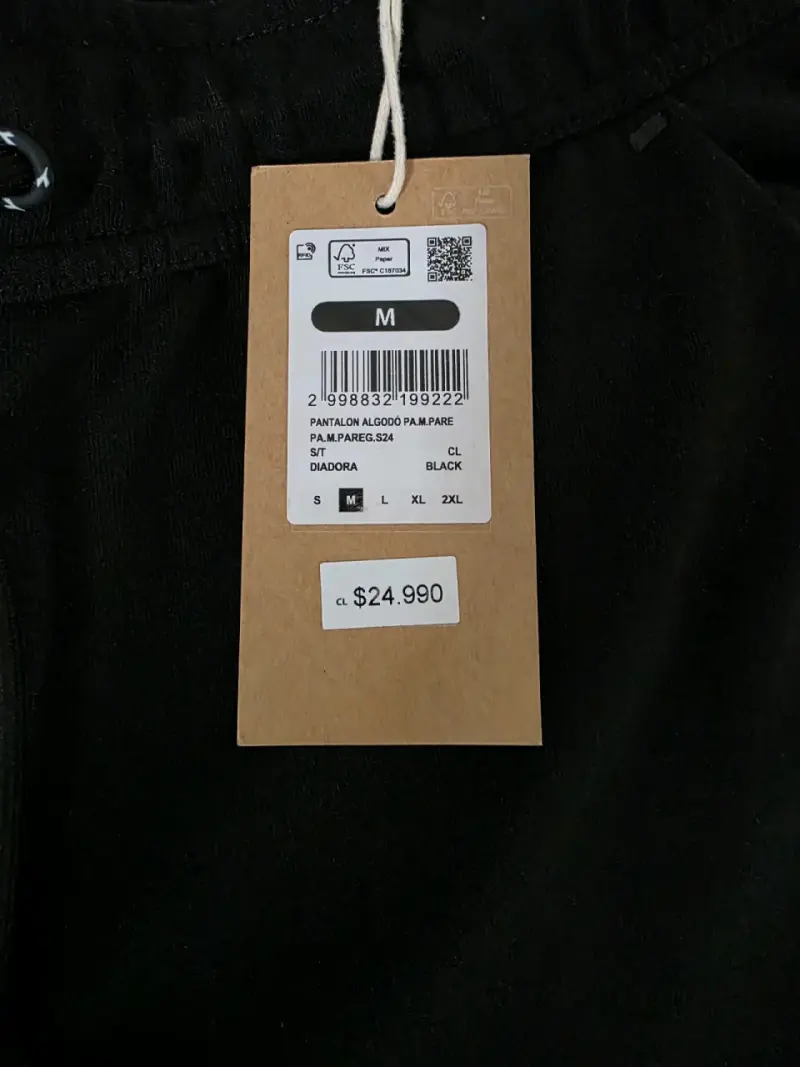 Pantalón deportivo negro talla M - 2